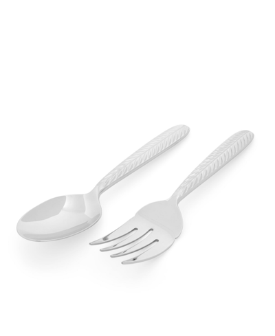 Portmeirion Botanic Garden Salad Servers Set, 2 Piece In White