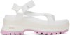 Stella Mccartney 50mm Trace Faux Leather Sandals In White