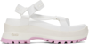 Stella Mccartney Trace Strap Platform Sandal In White