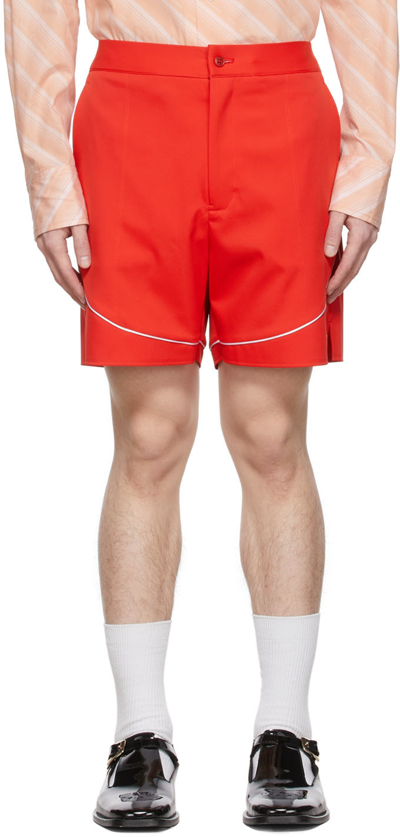 Commission Ssense Exclusive Red Shorts