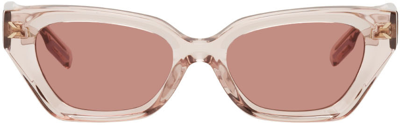 Mcq By Alexander Mcqueen Pink Cat-eye Sunglasses In 005 Pink