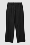 Cos Wide-leg Tailored Trousers In Black