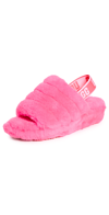 Ugg Fluff Yeah Slingback Sandals In Taffy Pink