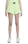 Nike Sportswear Women's Washed Shorts In Ghost Green/ Black