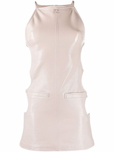 Courrèges Dress In Beige Cotton In Neutrals