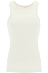The Row Thomaston Scoop-neck Jersey Tank In White
