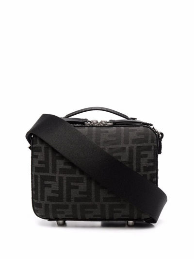 Fendi Men's  Black Polyester Messenger Bag