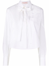 VALENTINO VALENTINO WOMEN'S WHITE COTTON SHIRT