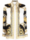 VERSACE VERSACE WOMEN'S WHITE SILK SHIRT