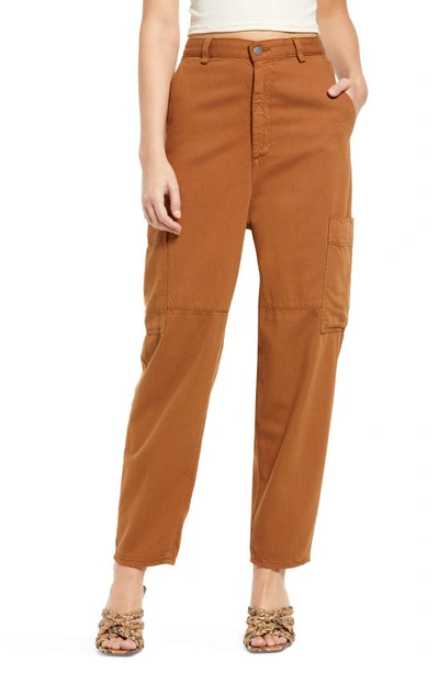 Ag Renn Ankle Utility Jeans In Clay Stone