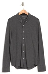 Threads 4 Thought Mika Pique Button-down Shirt In Heather Charcoal
