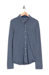 Threads 4 Thought Mika Pique Button-down Shirt In Heather Serene