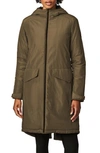 Bernardo Insulated Hooded Raincoat In Olivia
