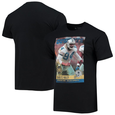 Nfl Charles Haley Black Dallas Cowboys Name & Number T-shirt