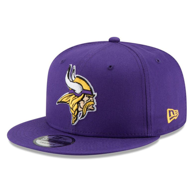 New Era Purple Minnesota Vikings Basic 9fifty Adjustable Snapback Hat