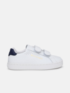 PALM ANGELS WHITE LEATHER BLEND PALM ONE SNEAKER