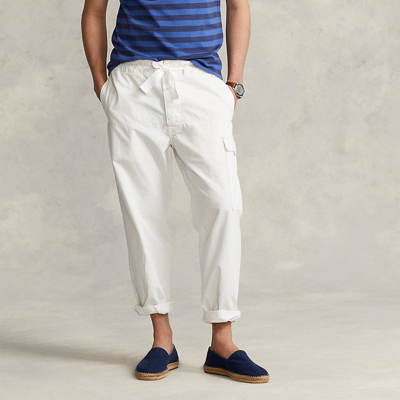 Polo Ralph Lauren Relaxed Fit Canvas Pant In Deckwash White
