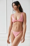 Out From Under Featherweight G-string Thong In Rose