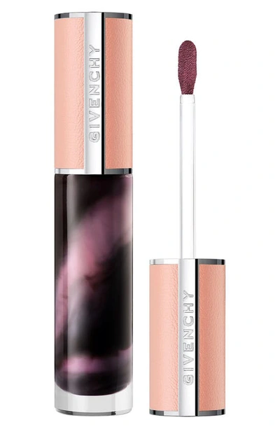 Givenchy Rose Perfecto Hydrating Tinted Lip Balm & Gloss 011 Black Pink .2oz / 6ml In 011    Black Pink