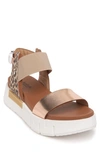 Nerogiardini Elastic Sporty Sandals In Rose/ Animal