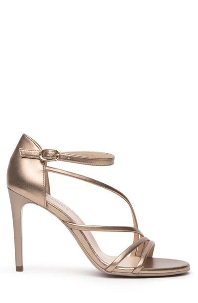 Nerogiardini Strappy Elegant Sandals In Metallic