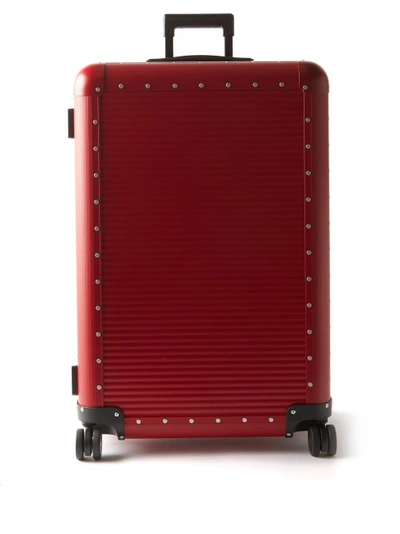 Fpm Milano Bank Spinner 76 Check-in Suitcase In Red