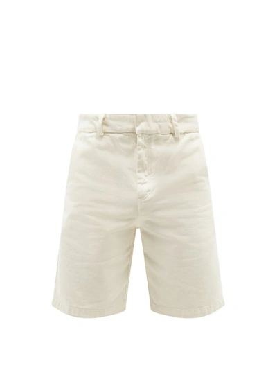 Another Aspect Patch-pocket Organic-cotton Shorts In Sand