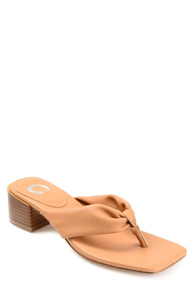Journee Collection Collection Women's Seelah Sandal In Beige