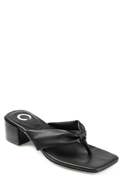 Journee Collection Seelah Slide Sandal In Black