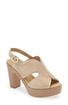 Cordani Toni Slingback Sandal In Corda Suede