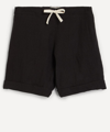 Marane Slubbed Linen-poplin Shorts In Black