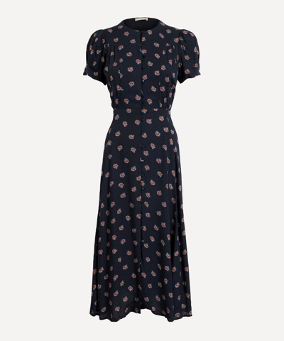 Sessun Adelaida Midi-dress In Moonless Lodi