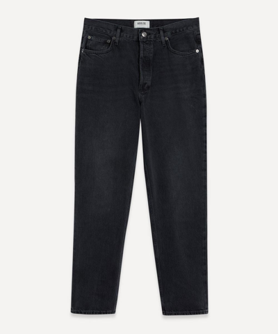 Agolde Kids' Fen High-rise Tapered Jeans In Shambles