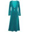 Dodo Bar Or Julie Sequin-embellished Long Dress In Turquoise