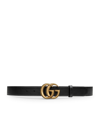 GUCCI LEATHER DOUBLE G BELT