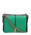 TOD'S TOD'S MINI LEATHER T TIMELESS SHOULDER BAG