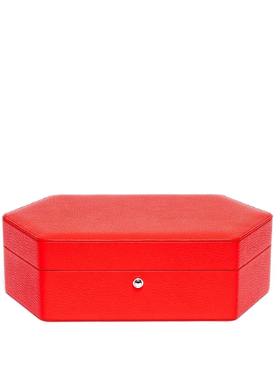 Rapport Portobello 3-watch Box In Rot