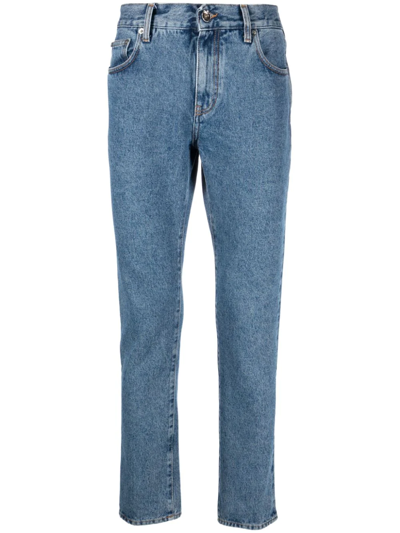 Off-white Blue Diag Pocket Slim Jeans