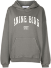 Anine Bing Harvey Sweatshirt In Dusty Olive
