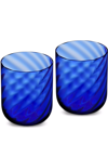 DOLCE & GABBANA HAND-BLOWN MURANO WATER GLASSES (SET OF 2)