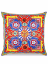 DOLCE & GABBANA CARRETTO LARGE SILK CUSHION