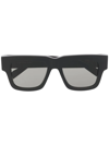 Retrosuperfuture Mega Square-frame Unisex Sunglasses In Schwarz