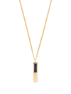 TOM WOOD GOLD-PLATED SILVER LAPIS LAZULI NECKLACE