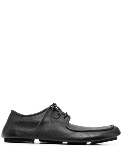 Marsèll Lace-up Leather Derby Shoes In Schwarz