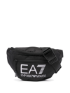 EA7 LOGO-PRINT ZIPPED BELT BAG