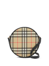 Burberry Women Printed E-canvas Louise Crossbody Bag In Nude
