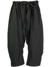 Lemaire Drawstring-waist Trousers In Grau