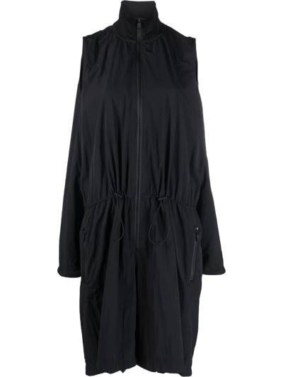 Y-3 Ch2 Drawcord-waist Playsuit In Schwarz