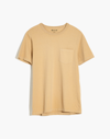 Mw Garment-dyed Allday Crewneck Pocket Tee In Distant Dune