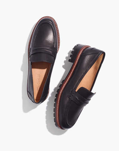 Madewell The Corinne Lugsole Loafer In True Black